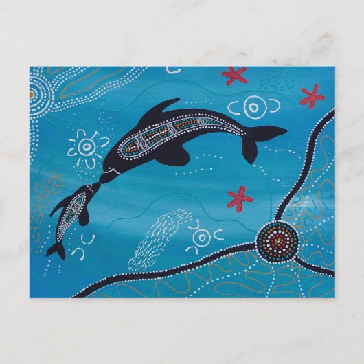 Carte Postale Dauphin & Calf Dream (Devant)