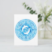 Carte Postale Dauphin celtique (Debout devant)