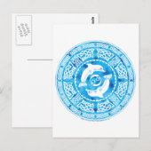 Carte Postale Dauphin celtique (Devant / Derrière)