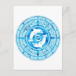 Carte Postale Dauphin celtique