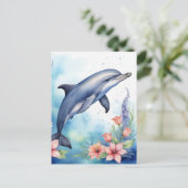 Carte Postale Dauphin de mer (Debout devant)