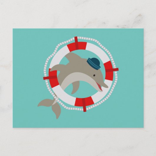 Carte Postale Dauphin dolphin (Devant)