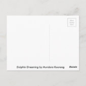 Carte Postale Dauphin Dream (Dos)