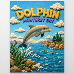 Carte Postale Dauphin Monterey Bay Moderne KlayKoo