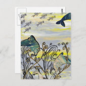 Carte postale dauphin Splash (Devant / Derrière)