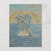 Carte Postale Dauphins (Devant)