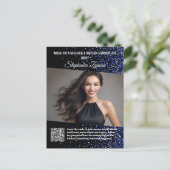 Carte postale d'autographe de concours de beauté a (Debout devant)