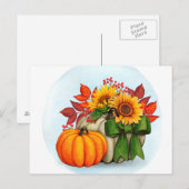 Carte postale d'automne (Devant / Derrière)