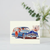 Carte postale d'automobile classique (Debout devant)