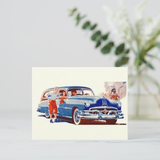 Carte postale d'automobile classique (Debout devant)