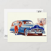 Carte postale d'automobile classique (Devant / Derrière)