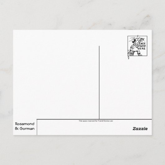 Carte postale d'automobile classique (Dos)