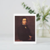 Carte postale d'autoportrait de Degas (Debout devant)