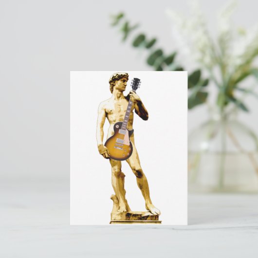 Carte Postale David avec la guitare (Debout devant)
