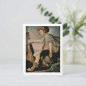 Carte Postale David avec le chef de Goliath (Debout devant)