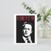 Carte postale David Cameron Blood Sucker (Debout devant)