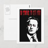 Carte postale David Cameron Blood Sucker (Devant / Derrière)