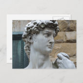 Carte Postale David de Michel-Ange (Devant / Derrière)