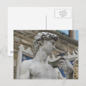 Carte Postale David de Michel-Ange, Florence Italie (Devant / Derrière)