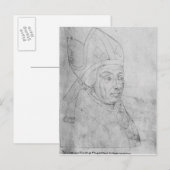 Carte Postale David, évêque d'Utrecht (Devant / Derrière)