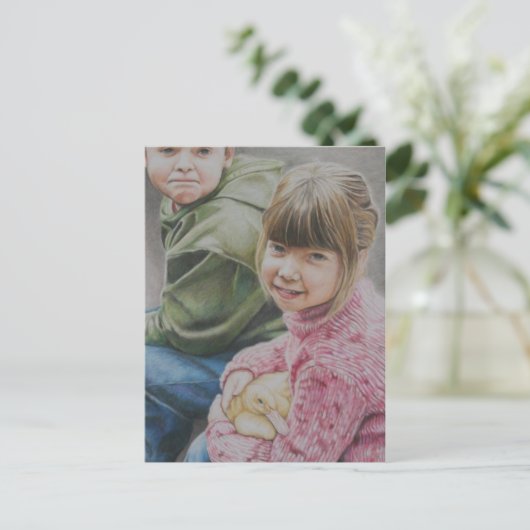 Carte postale David & Haley (Debout devant)