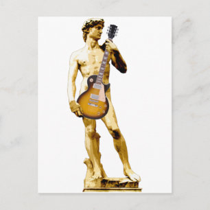 Carte Postale David with Guitar
