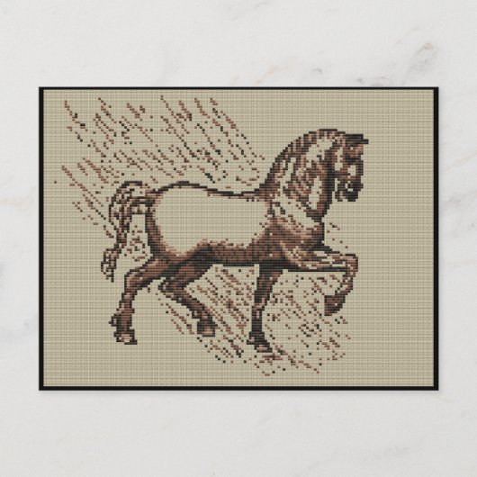 CARTE POSTALE DAVINCI HORSE (Devant)