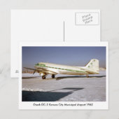 Carte postale d'avions (Devant / Derrière)