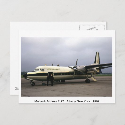 Carte postale d'avions (Devant / Derrière)