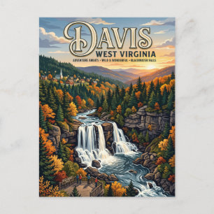 Carte Postale Davis, Virginie-Occidentale