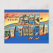 Carte postale d'Avon By-The-Sea NJ (Devant)