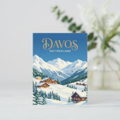 Carte Postale Davos, Suisse (Debout devant)