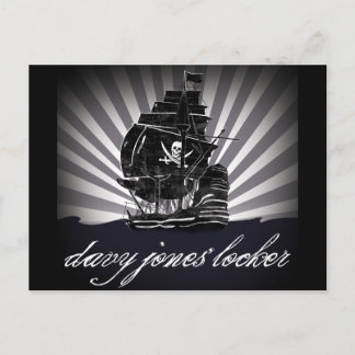 Carte Postale davy jones casier
