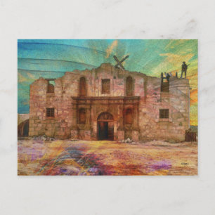 Carte Postale Dawn At The Alamo