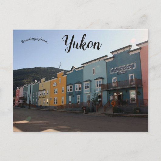 Carte Postale Dawson City Yukon Canada (Devant)