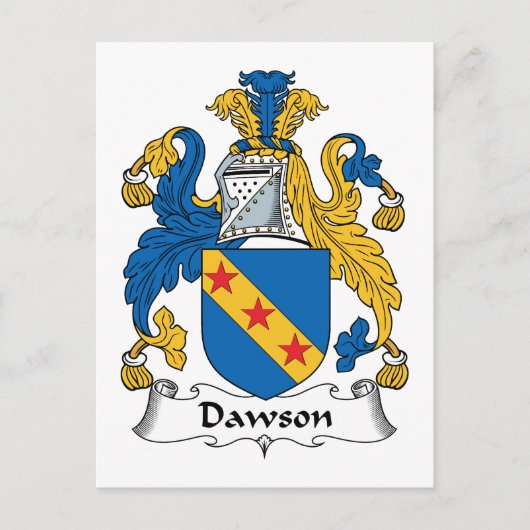 Carte Postale Dawson Family Crest (Devant)