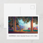 Carte Postale DAYBREAK Maxfield Parrish 1922 ... 2025 (Devant / Derrière)