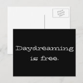 Carte Postale Daydream est gratuit (Devant / Derrière)