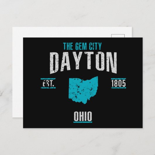 Carte Postale Dayton (Devant / Derrière)