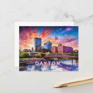 Carte Postale Dayton Abstrait Art