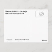 Carte Postale Dayton Aviation Heritage (Dos)