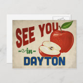 Carte Postale Dayton Ohio Apple - Vintage voyage (Devant / Derrière)