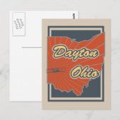 Carte postale Dayton, Ohio - Carte postale Voyage (Devant / Derrière)