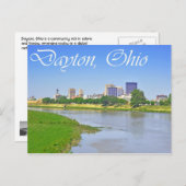 Carte Postale Dayton, Ohio, États-Unis (Devant / Derrière)