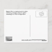 Carte Postale Dayton, Ohio, États-Unis (Dos)