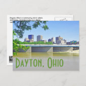 Carte Postale Dayton, Ohio, États-Unis (Devant / Derrière)