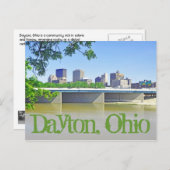 Carte Postale Dayton, Ohio, États-Unis (Devant / Derrière)