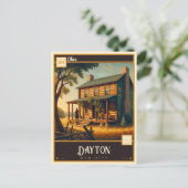 Carte Postale Dayton, Ohio | VINTAGE (Debout devant)