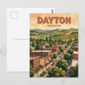 Carte Postale Dayton Oregon (Devant / Derrière)