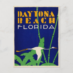 Carte Postale Daytona Beach Florida Vintage 1919